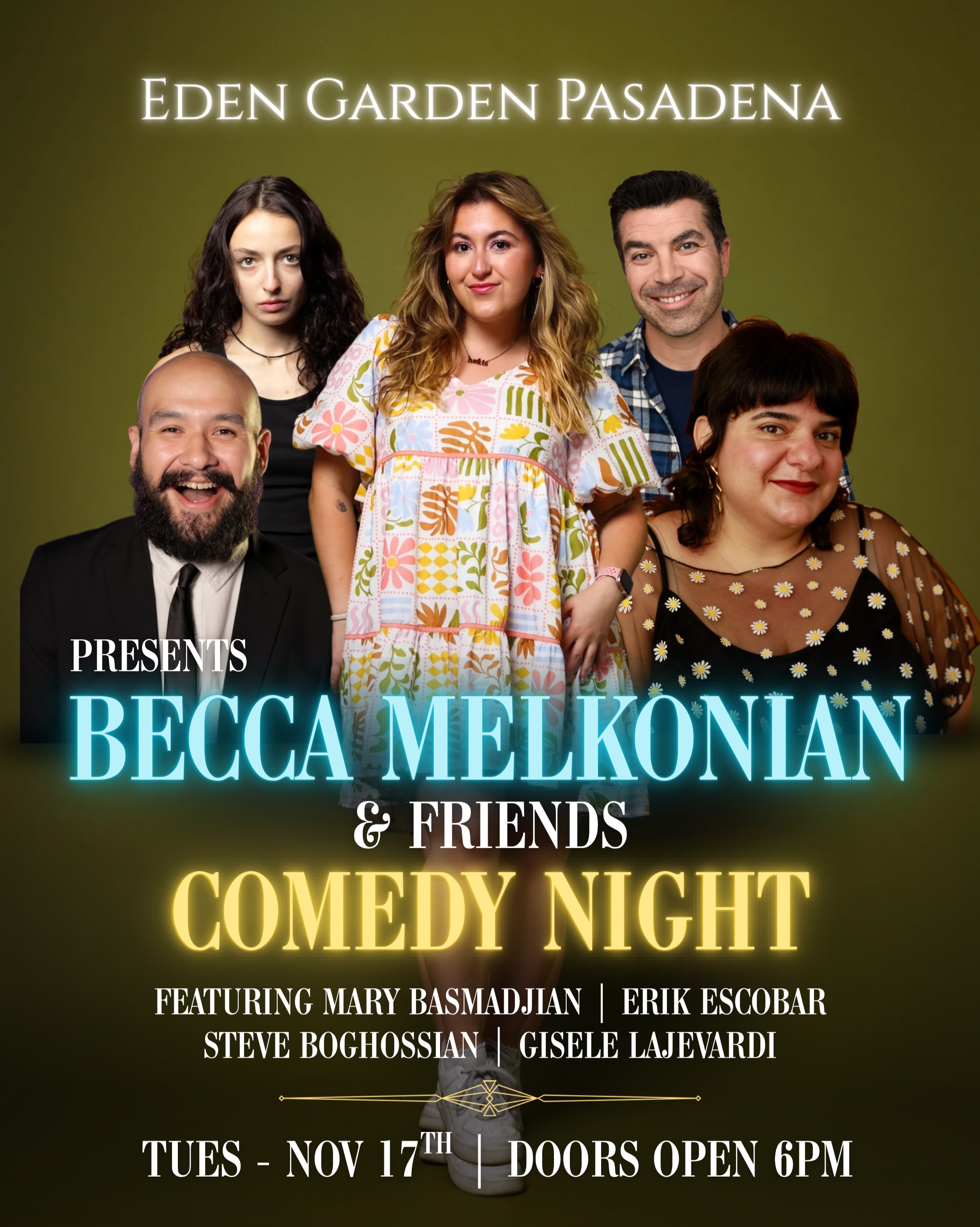 Becca Melkonian & Friends Comedy Night